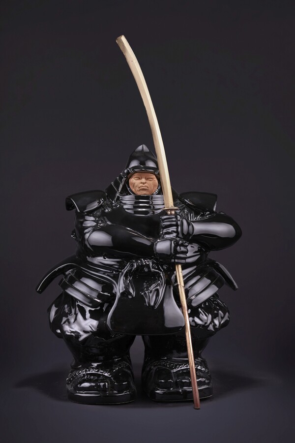 Samurai guardian - ceramic